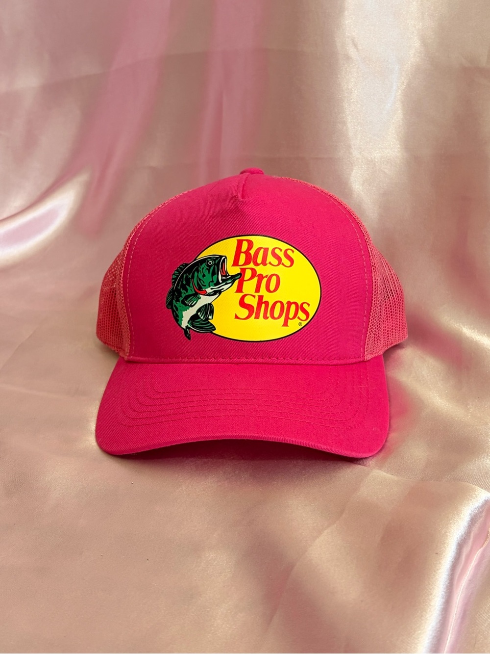 Bass Pro Shops Vibrant Pink Logo Trucker Hat